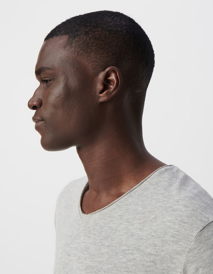 Heren T-shirt De Essential V-hals-4