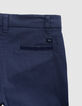 Pantalon de costume cérémonie marine garçon-8