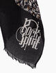 Chèche apport laine imprimé plumes "Rock Spirit" femme-3