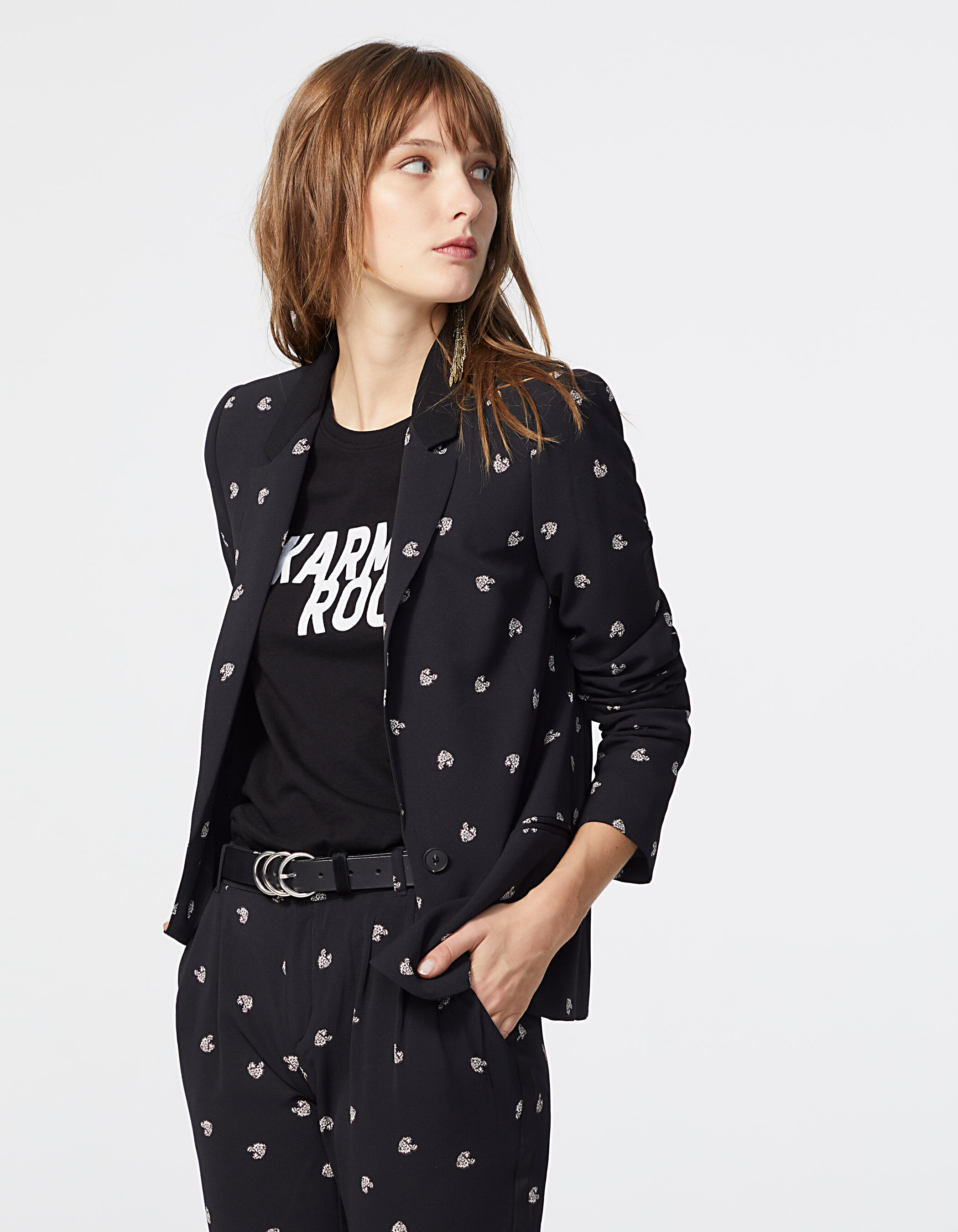 Tailleur femme imprimé new arrivals