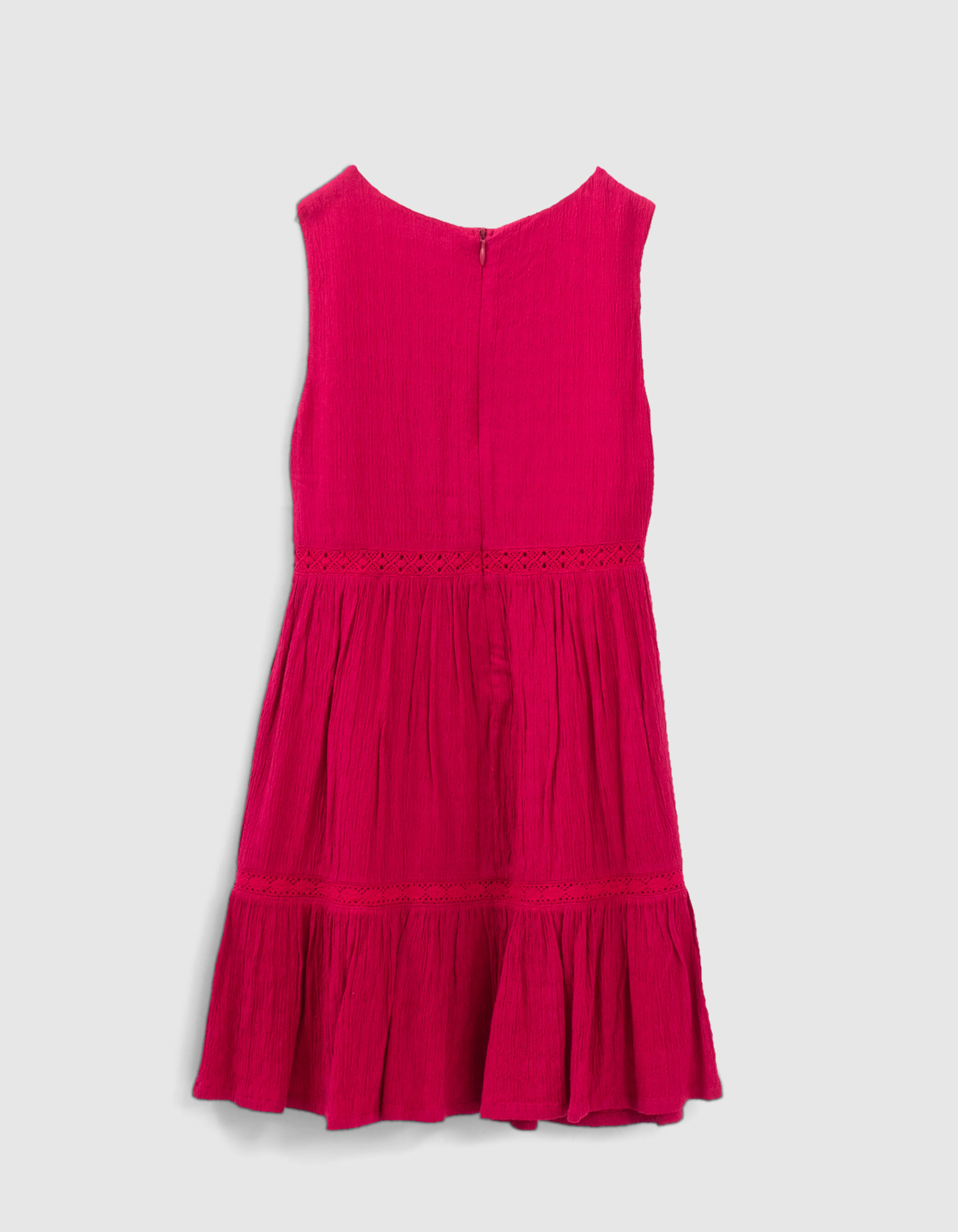 Fuchsia sleeveless dress new arrivals