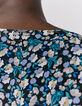 Kurzes Damenkleid aus Viscose mit Blumenprint-5