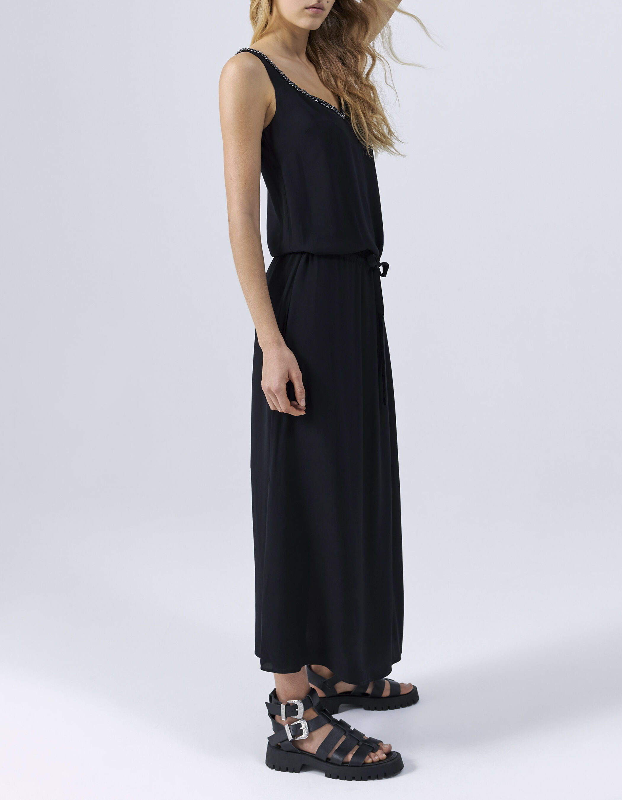Robe longue femme ikks sales