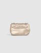 Bolso dorado acolchado niña-3