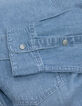 Chemise en jean regular bleu Homme-7