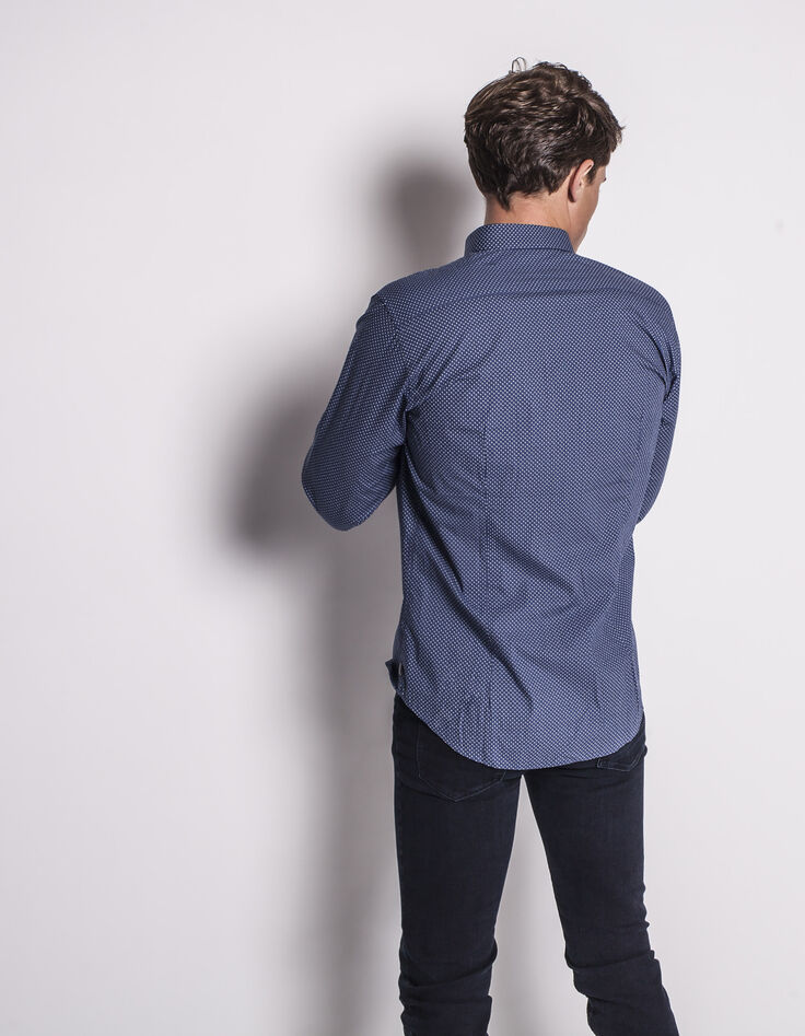 Men's indigo shirt -3