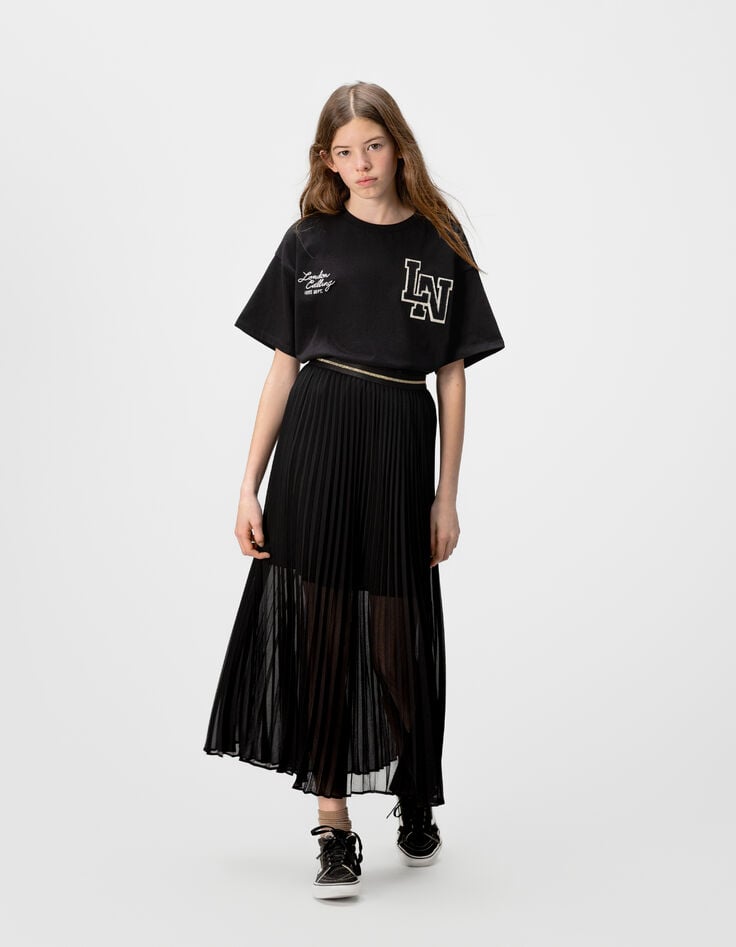 Jupe longue fille-1 Jupe longue fille-1