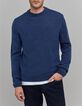 Jersey de punto cobalto para hombre-1