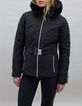 Women&rsquo;s black IKKSxDUVILLARD padded jacket + rock slogan-3