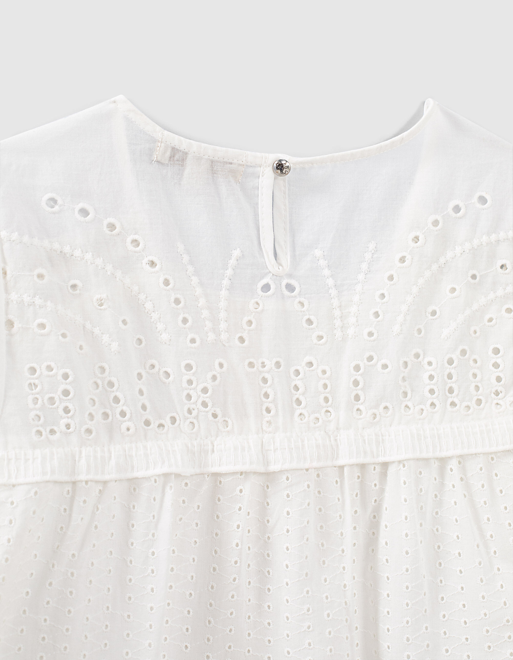 Eyelet embroidery blouse Outlet