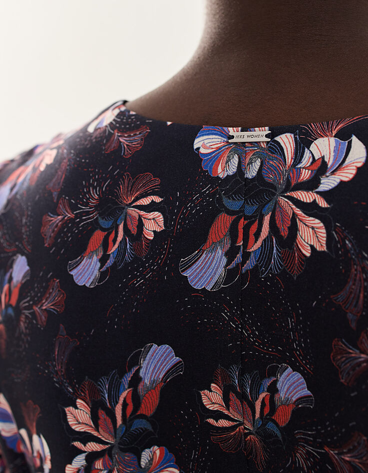 Damenkleid aus Ecovero®-Viskose mit Blumenprint-4