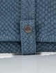 The Trader black snakeskin- effect leather wallet-3