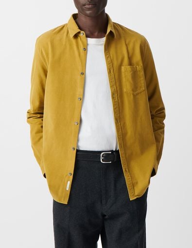 Camisa REGULAR liquen terciopelo milleraies Homme - IKKS