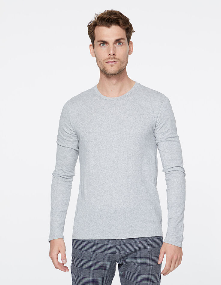 Men’s 2-in-1 navy and grey T-shirt-2 Men’s 2-in-1 navy and grey T-shirt-2