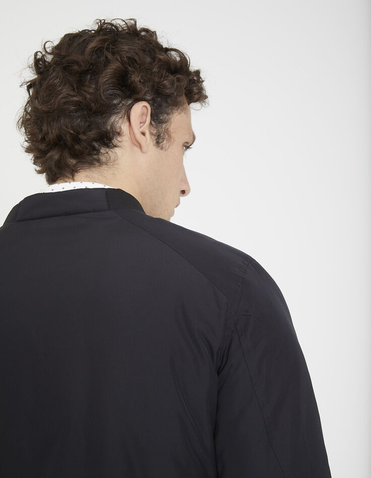 Blouson noir homme-4