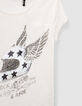 Girls’ white reversible sequin winged helmet T-shirt-5