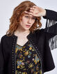 Veste en cuir frangée femme-2