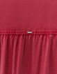 Robe courte rouge délavé Lenzing™ Lycocell™ Femme-6