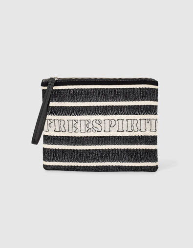 The Skipper Pocket negro mensaje mujer - IKKS