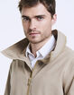 Trench beige en twill Waterproof Homme-4