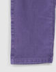 Vaqueros wide leg violetas reciclados niña-5
