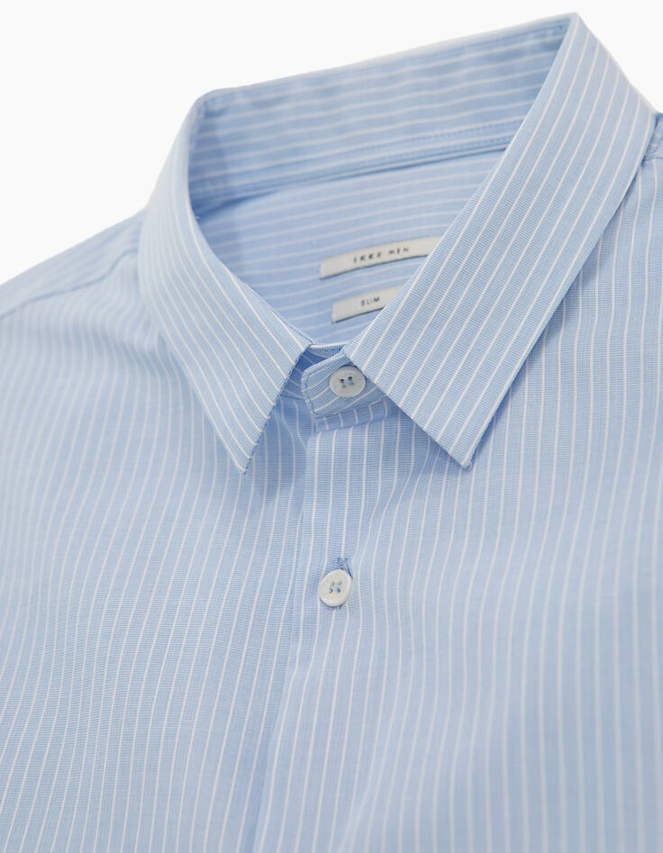 Chemise bleu ciel homme-4