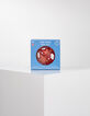 Pelota estrella rojo Raspberry de caucho natural HEVEA-2