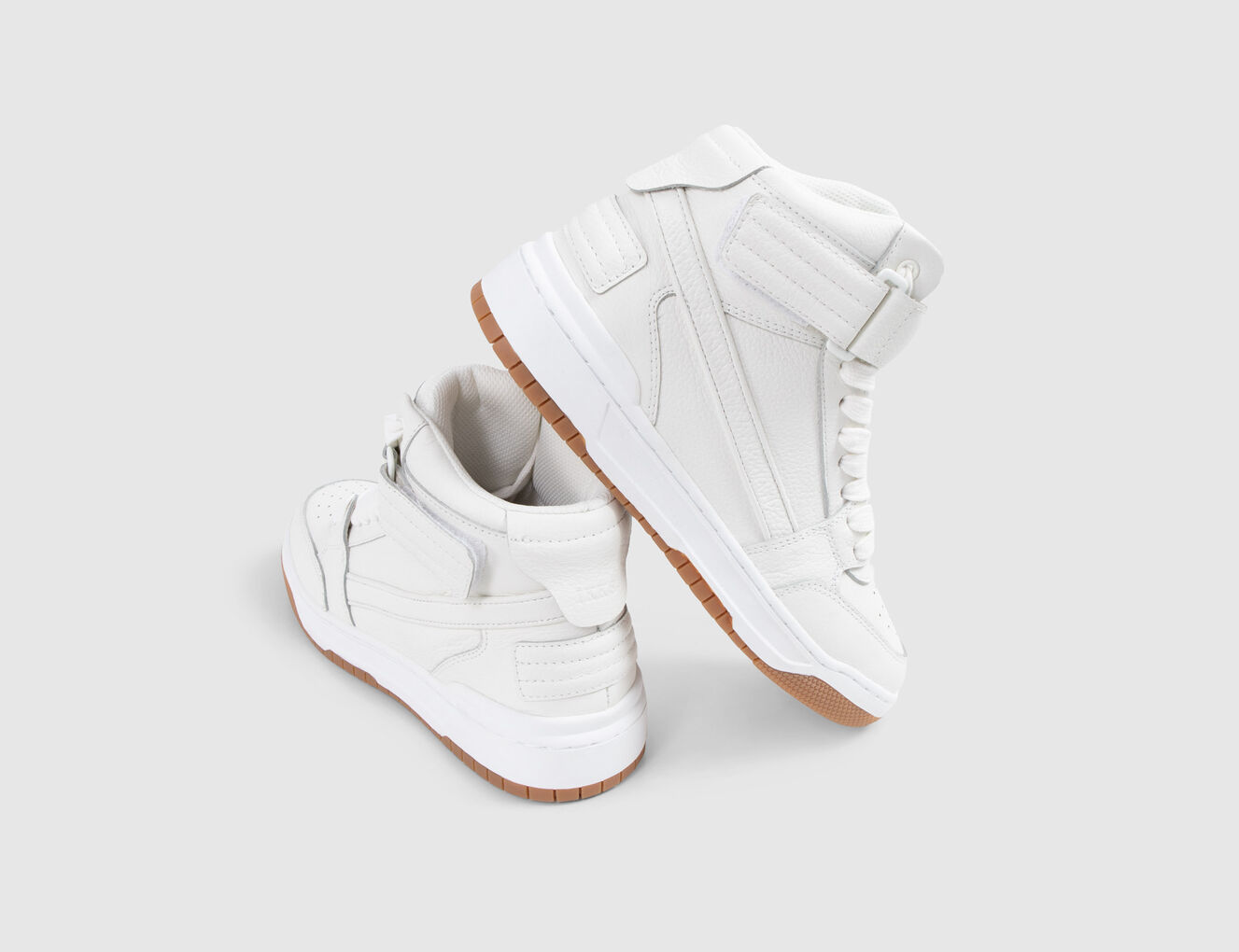Gender Free-Sneakers blanches cuir Mixte - IKKS-6