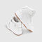 Gender Free-Sneakers blanches cuir Mixte - IKKS image number 5