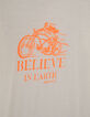 Camiseta cruda con biker-esqueleto naranja flúor Hombre-3