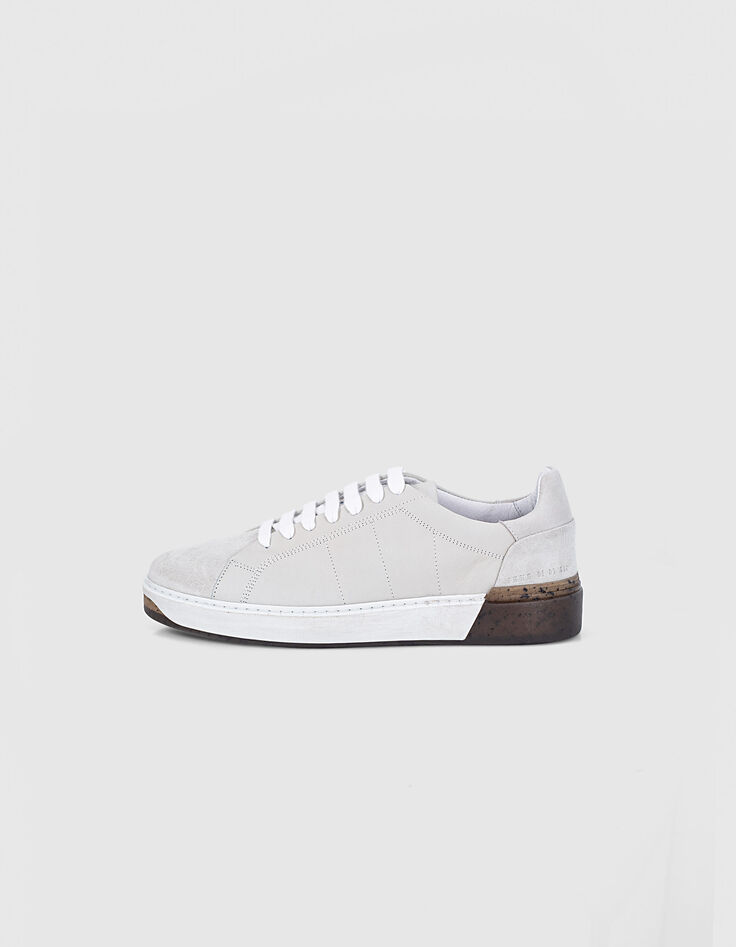 Men’s white suede trainers-2