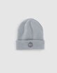 Bonnet ice blue tricot garçon -1