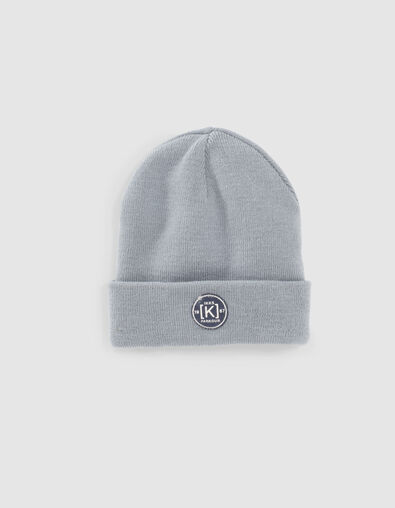 Boys’ ice blue knit beanie - IKKS