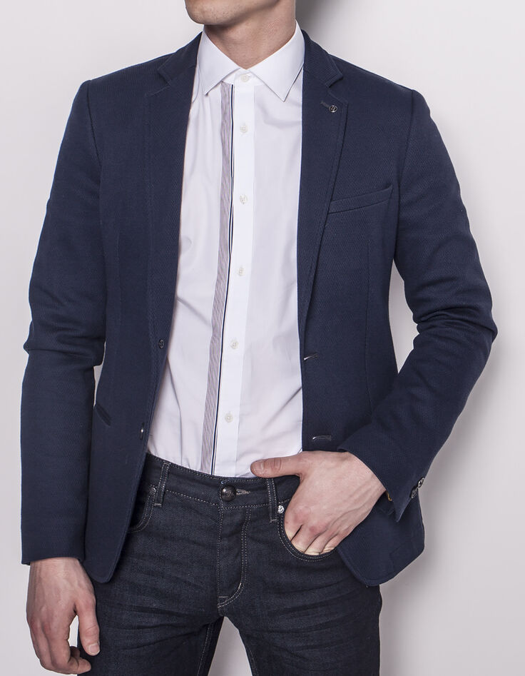 Veste bleu marine homme-1