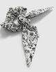 Schwarzes Mädchen-Scrunchie mit Dschungel-Rock-Print-3