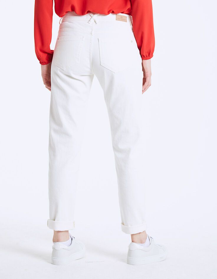 Relax cropped jeans, opgestikte ritszakken-3