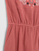 Terracotta jumpsuit geborduurd meisjes-5