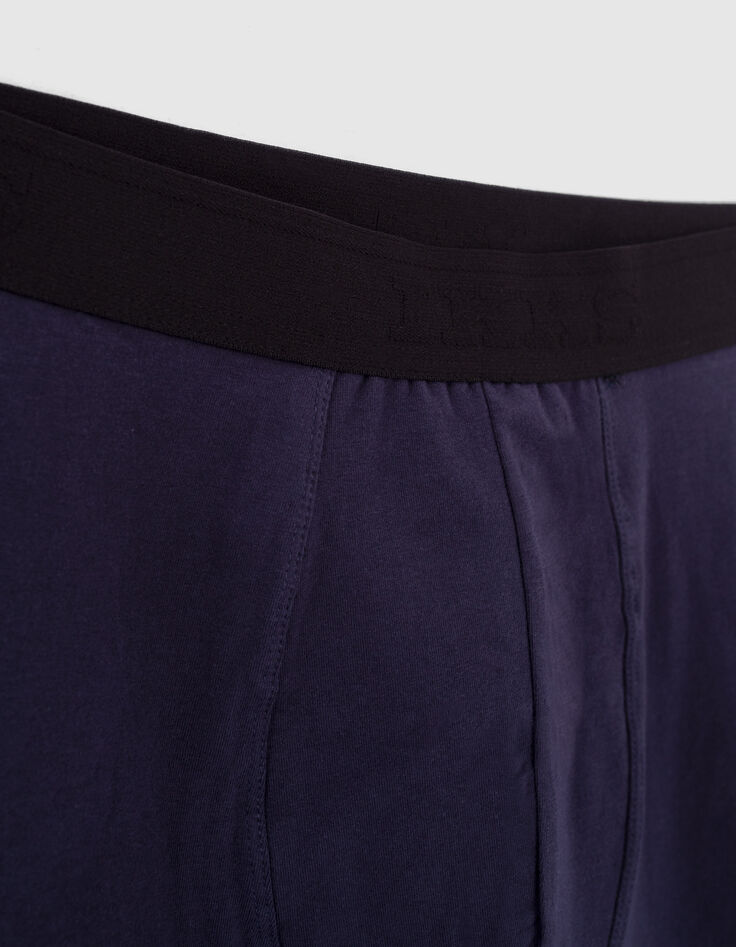Men’s navy and black striped boxers-5
