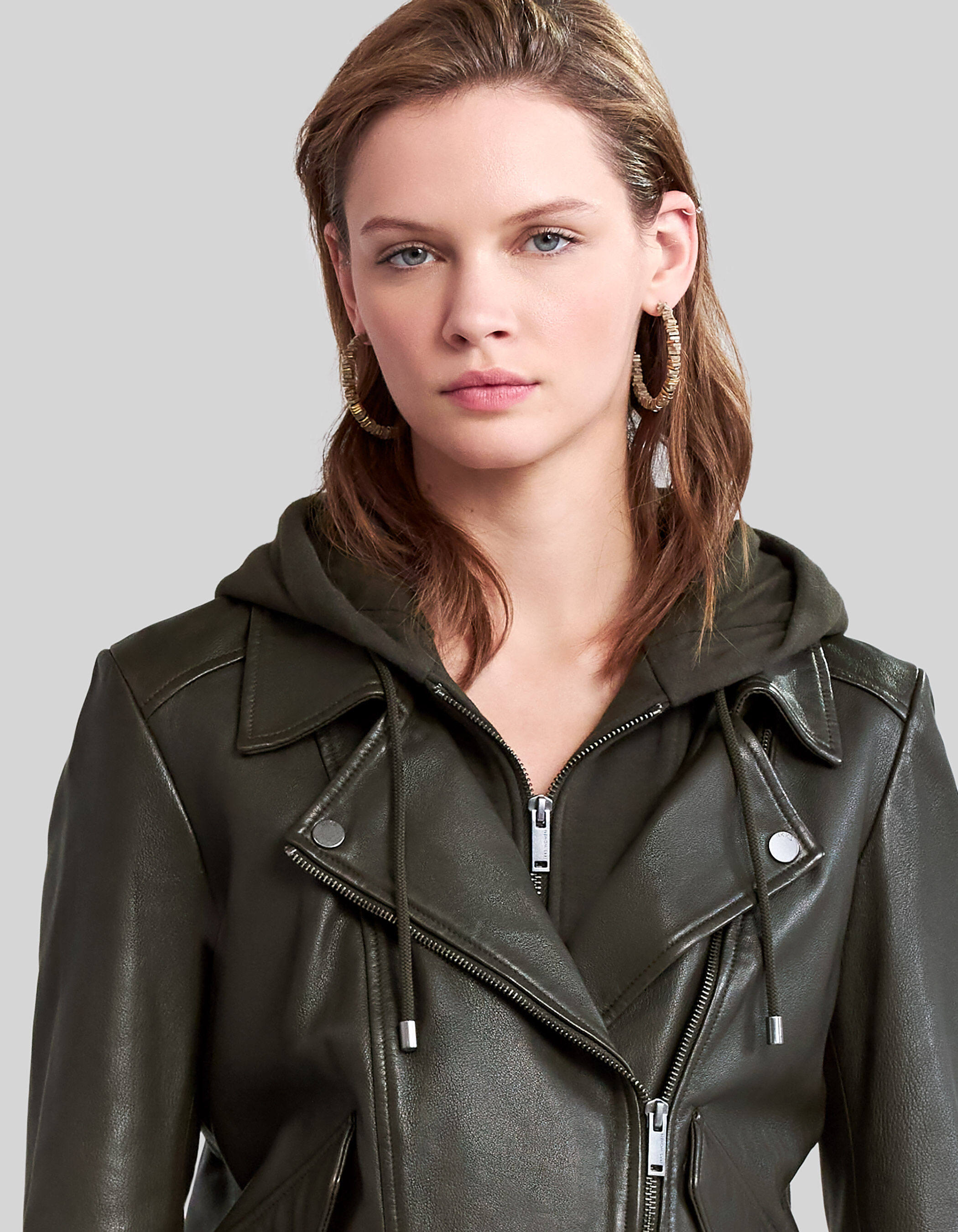 Blouson cuir femme ikks best sale