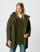 Khakifarbener 3-in-1 Parka und Wendeanorak Damen-4