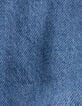 Blauw jeanshemd Waterless met kap jongens-8