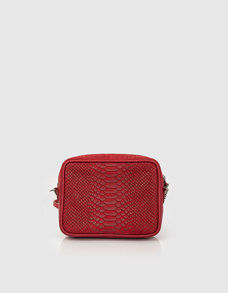 Boxy-Damenledertasche The Lover in Rot-3