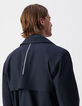 Herren-Trenchcoat, marineblau, Nylon, WATERPROOF-6