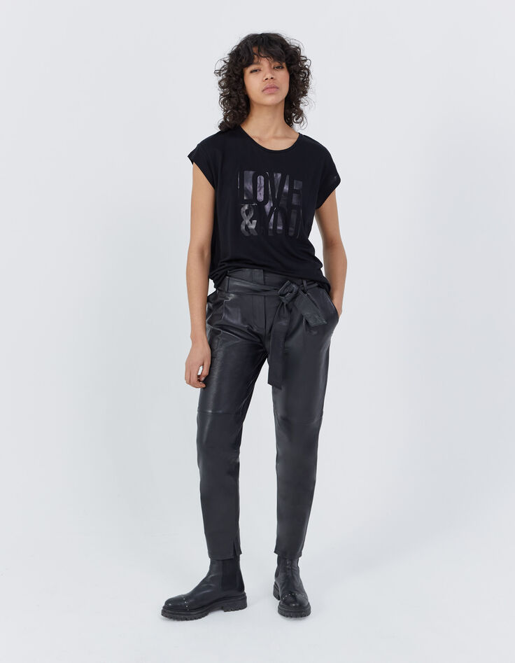Pure Edition Damen-T-Shirt aus Tencel™ und Wolle-5