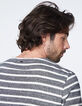 Zwarte sweater met ecru strepen Heren-4