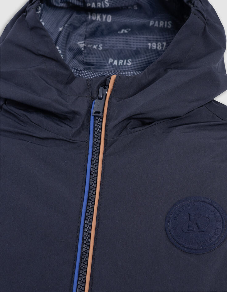 Marineblaue Windbreaker-Jacke für Jungen-2 Marineblaue Windbreaker-Jacke für Jungen-2
