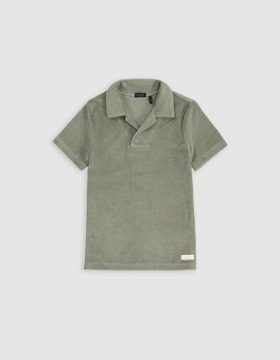 Polo kaki &eacute;ponge gar&ccedil;on - IKKS