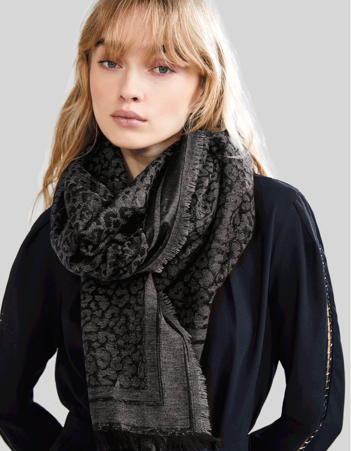XLIM SYNOPSIS.4 SCARF スカーフ　ブラック XLIM SYNOPSIS.4 SCARF スカーフ ブラック XLIM SYNOPSIS.4