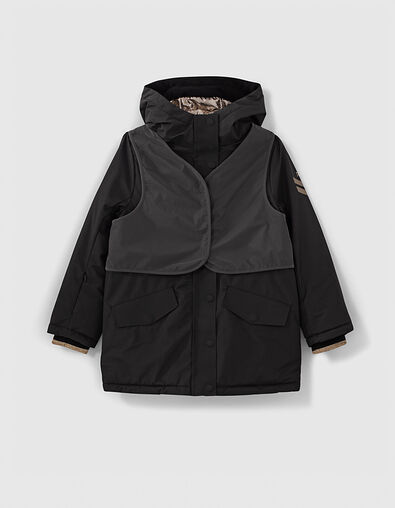 Mijn Perfecte Parka Zwart - IKKS