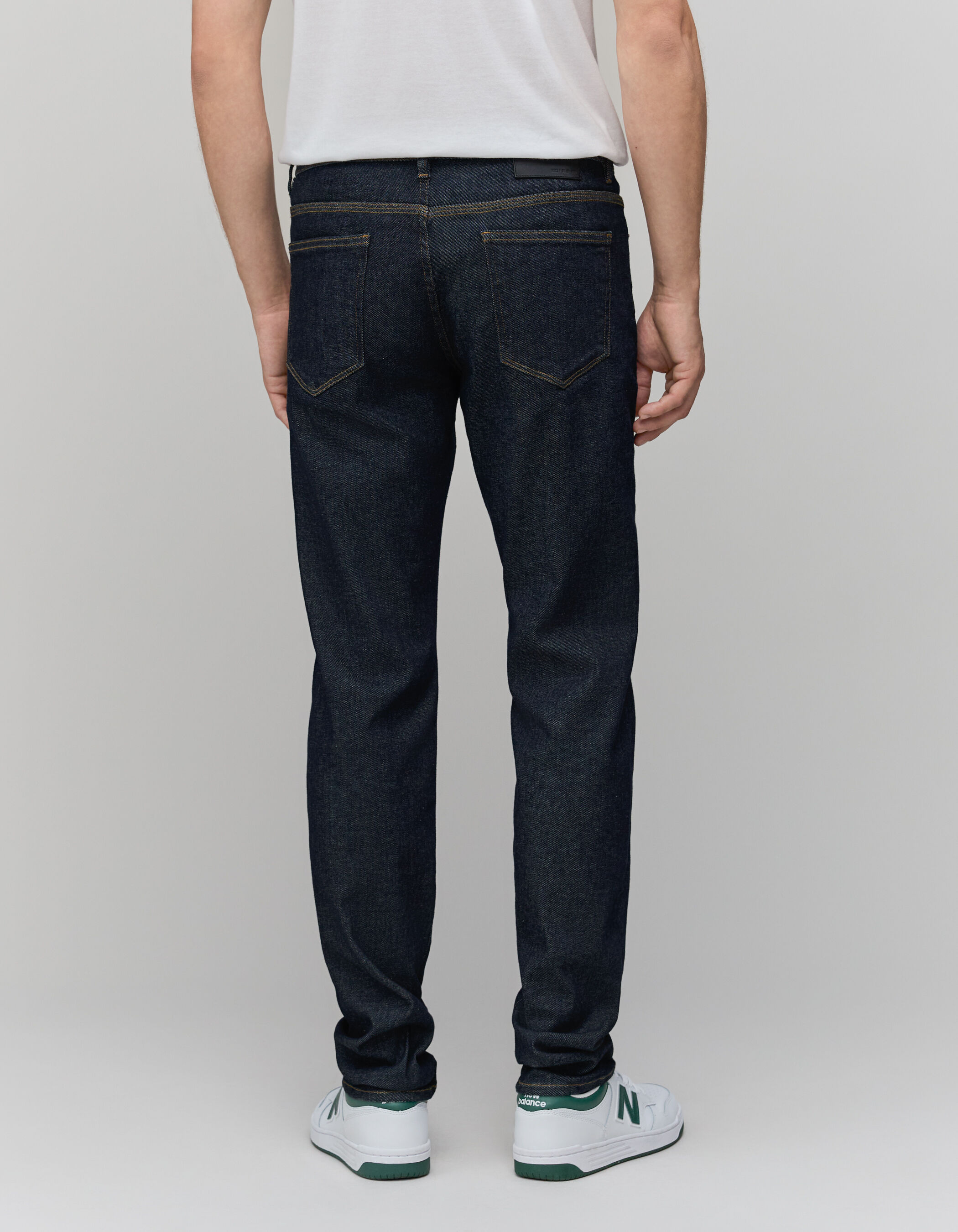 Jean slim bleu foncé homme shop